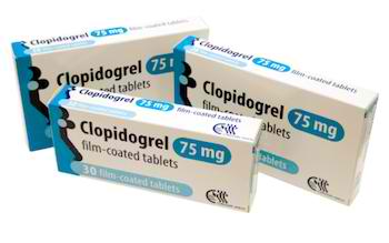 blood thinners clopidogrel