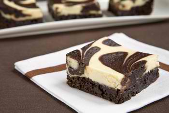 desserts for diabetics Swirled Cheesecake Brownies
