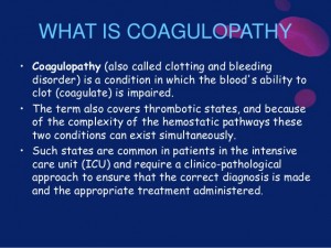 coagulopathy definition